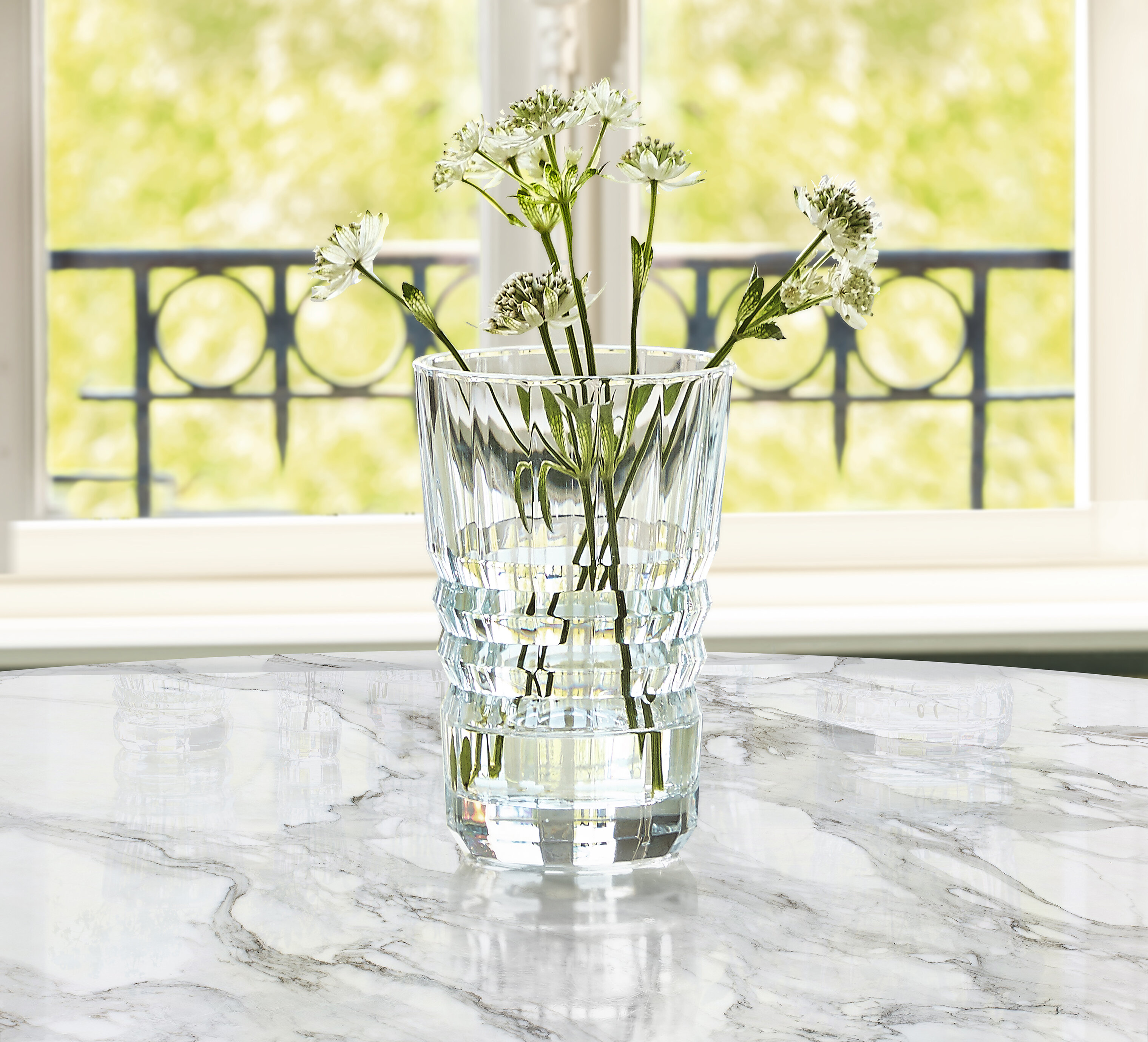 Cristal D Arques Architecte 10 5 Crystal Table Vase Wayfair