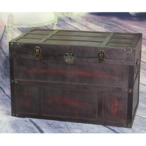 Wooden Steamer Trunk