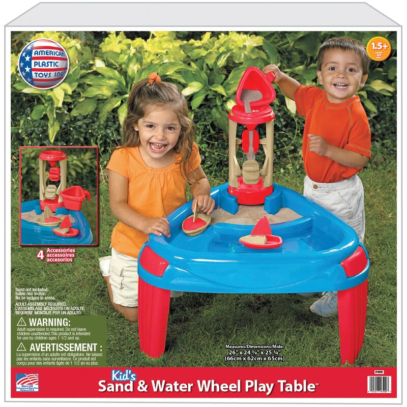 sand and water wheel toy