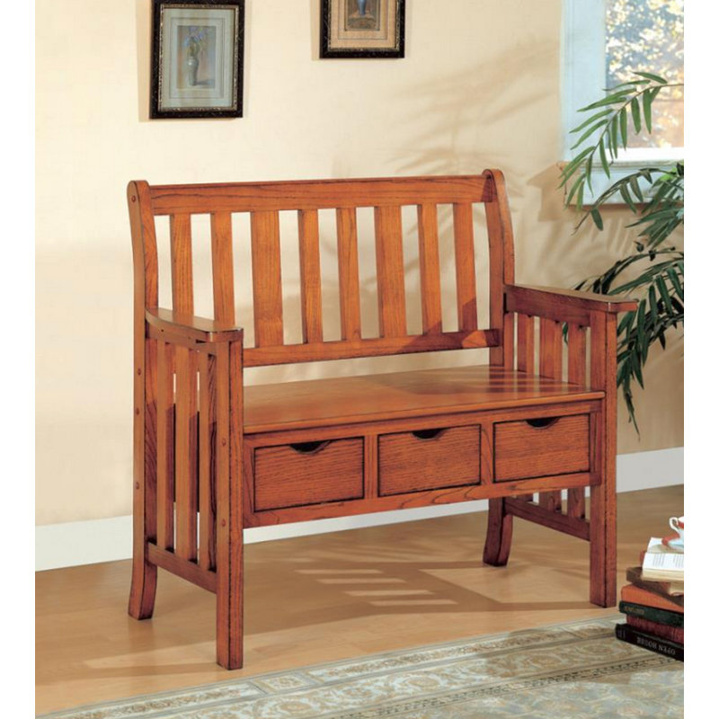 Rosalind Wheeler Candide Wood Storage Bench Wayfair