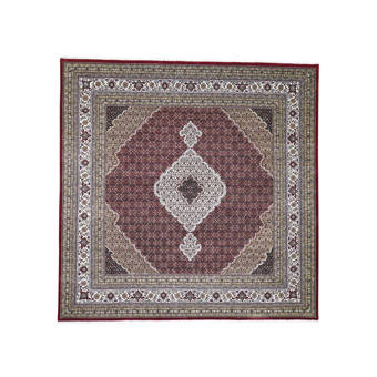 Alcott Hill One Of A Kind Southa Hand Knotted Beige Red 8 9 X Kind Southa Hand Knotted Beige Red