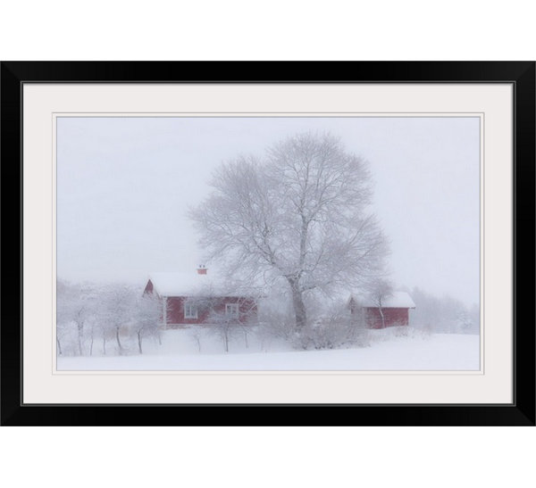Winter Idyll Canvas Art Print