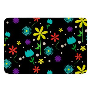 Flower I by Louise Bath Mat