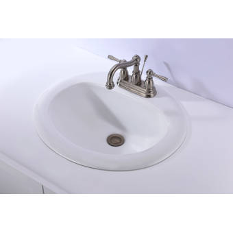 Barclay Ashley Vitreous China 20 Wall Mount Bathroom Sink With Overflow Wayfair