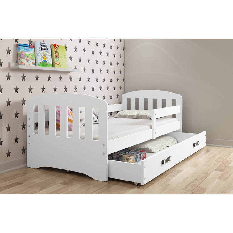 harriet bee isabell 80 x 160cm cabin bed with drawer wayfair co uk