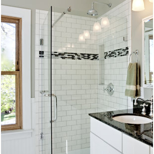 White Ceramic Cove Base Wayfair Semplice 6 X 3 Ceramic Cove Base Tile Trim In Matte White