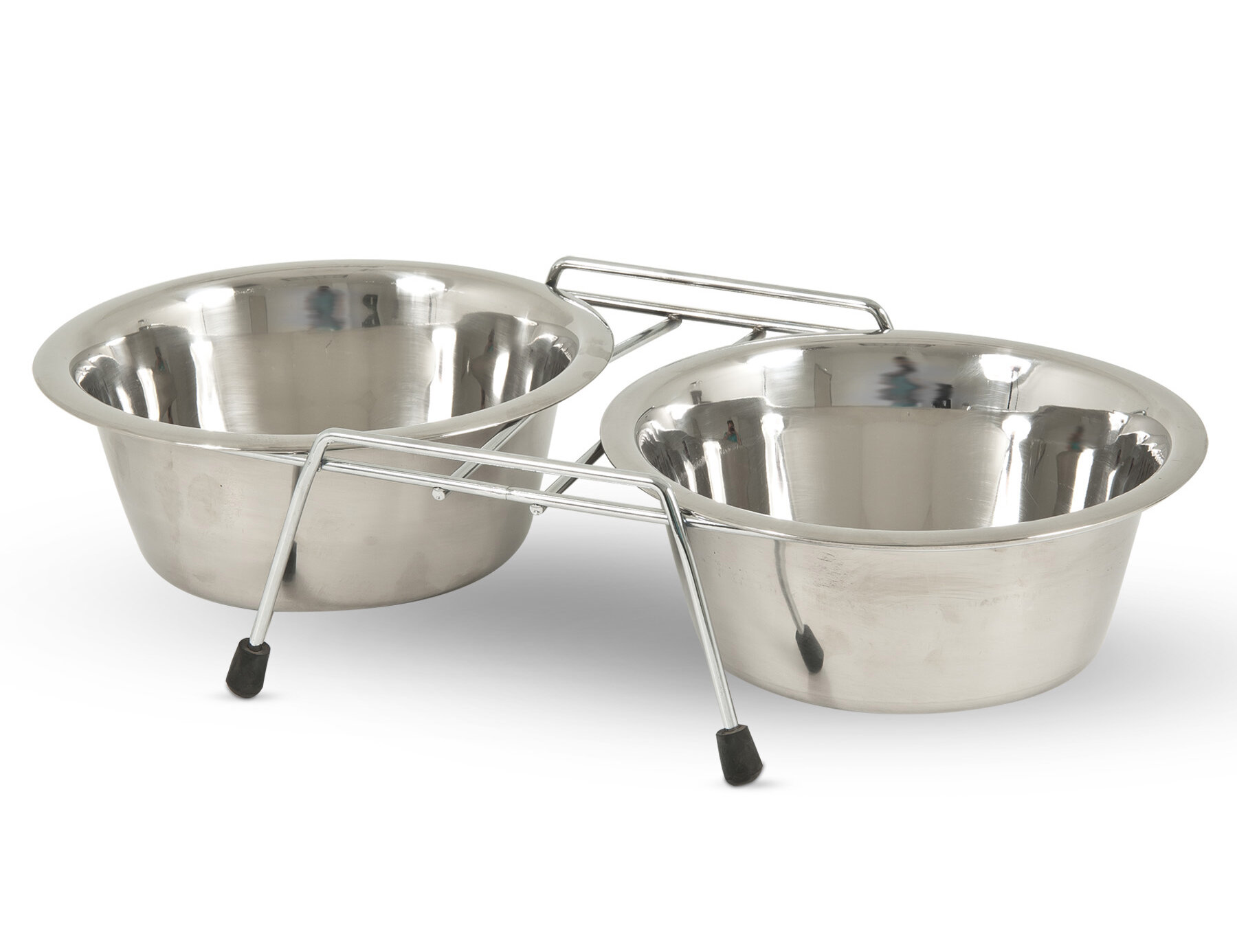 WHIPPY Stainless Steel Dog Bowl for Small,Medium and Large Pets Set of 2 