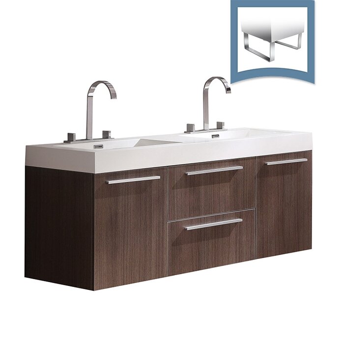 Opulento 54 Double Bathroom Vanity Set