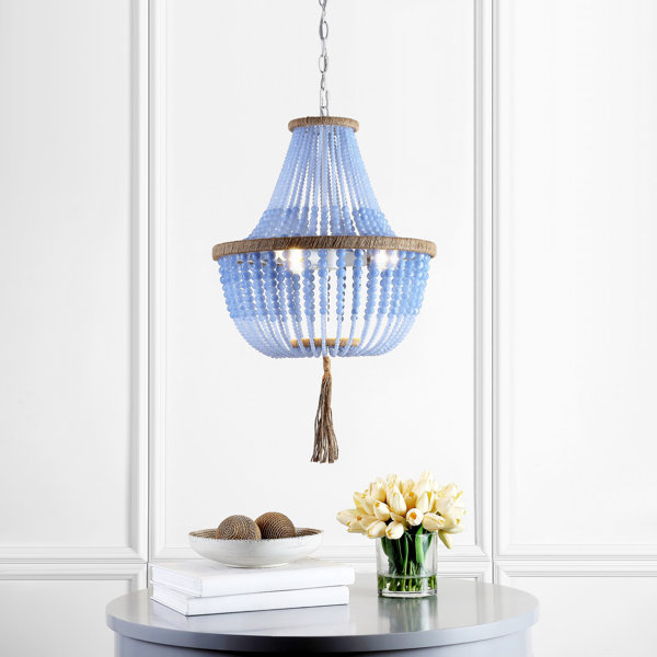 Alta 3 Light Unique Statement Empire Chandelier With Beaded Accents Reviews Joss Main