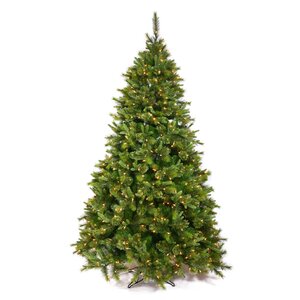 Cashmere 4.5' White Pine Artificial Christmas Tree with 250 LED White Lights with Stand