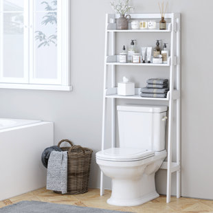 3-Tier Iron Toilet Towel Storage Rack Over Bathroom Shelf Organizer for Store Shampoo/Towel etc Accessory Hot United States White 