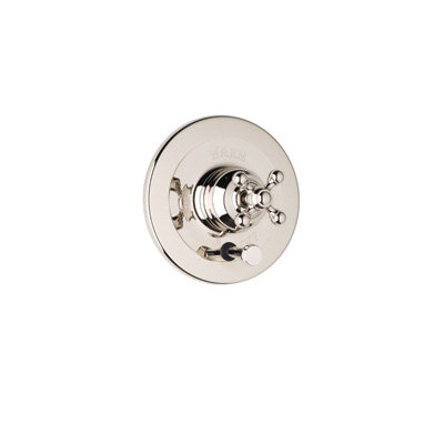 Pressure Balance Diverter Faucet Shower Faucet Trim Only with Cross Handle