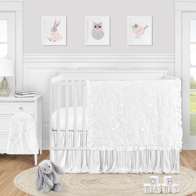 silk crib bedding
