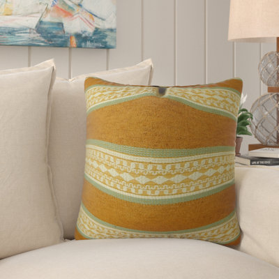 Hayes Striped Double Sided Pillow Bayou Breeze Fill Material No