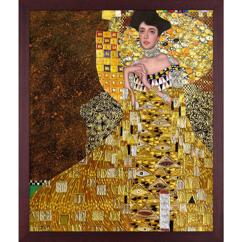 Tori Home Portrait Of Adele Bloch Bauer By Gustav Klimt Framed