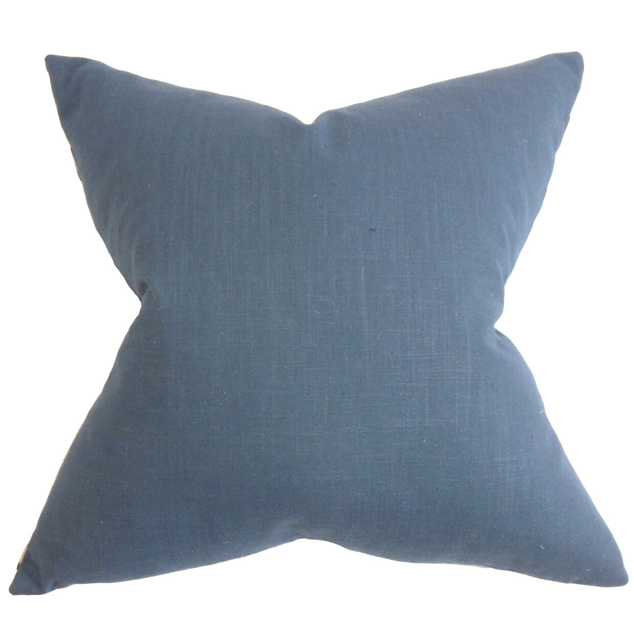 The Pillow Collection Ninian Solid Bedding Sham Blue Queen/20 x 30 