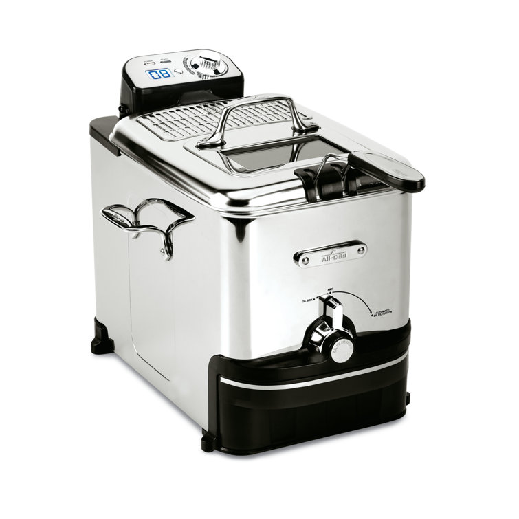 all clad electrics 3 5 liter clean pro deep fryer reviews wayfair