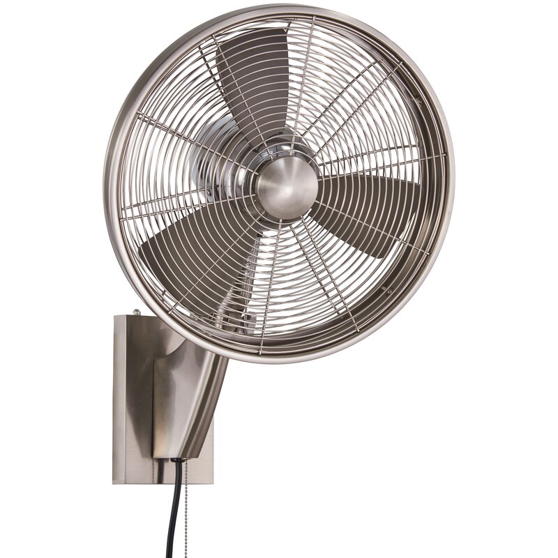 Minka Aire Anywhere 18 4 Oscillating Wall Mounted Fan Reviews Wayfair