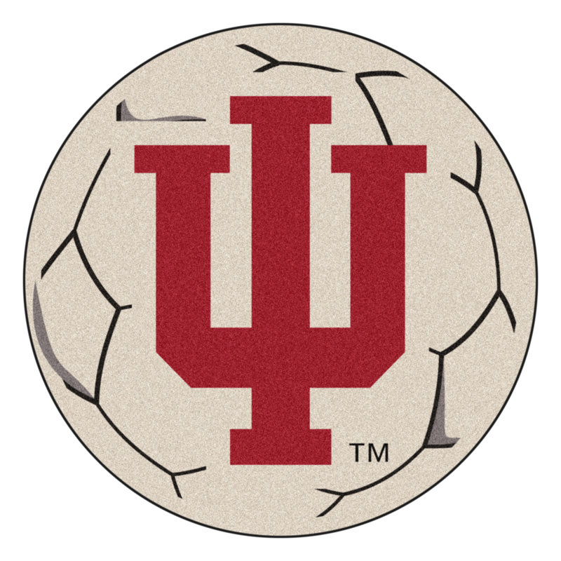 Fanmats Ncaa Indiana University Soccer 27 In X 27 In Non Slip Indoor Only Mat Wayfair