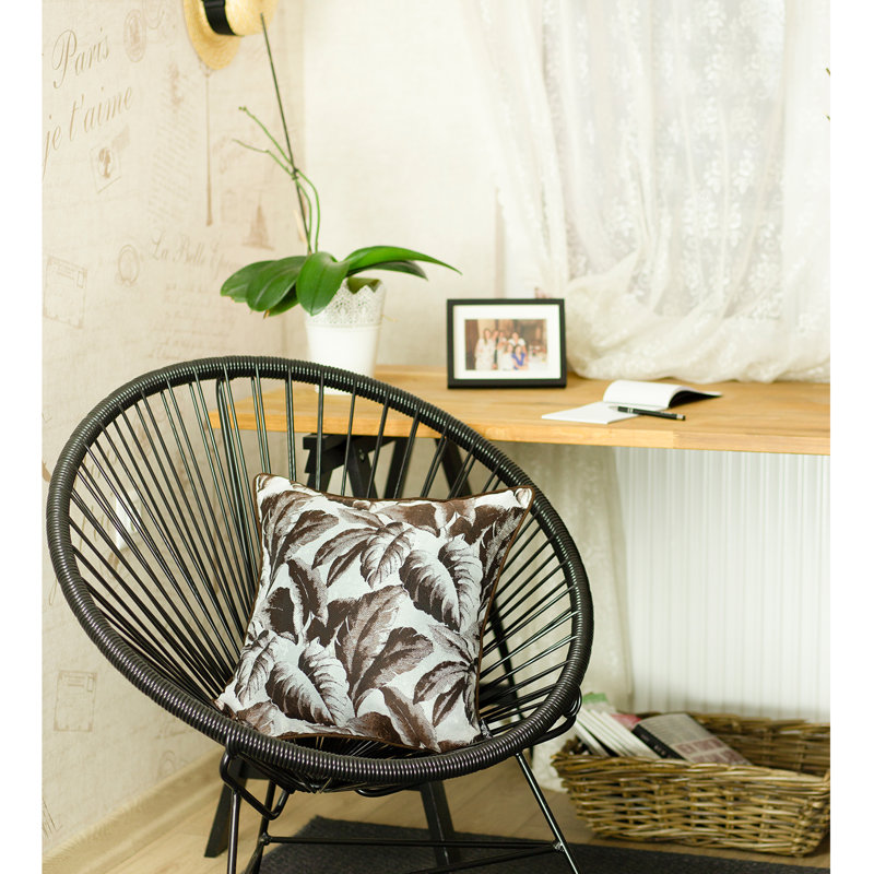 Bay Isle Home Jayson Leaf Throw Pillow Cover Wayfair
