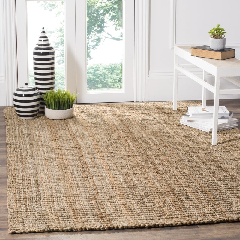 Gaines Power Loomed Natural Area Rug