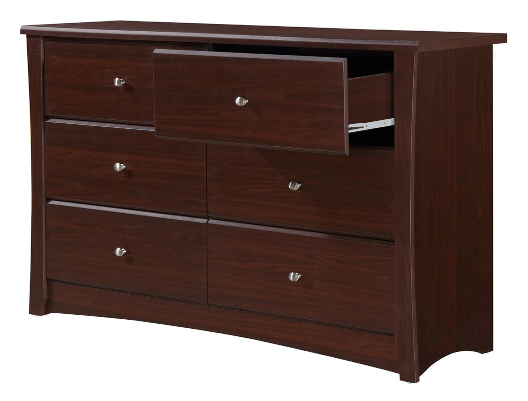 Storkcraft Crescent 6 Drawer Double Dresser & Reviews ...