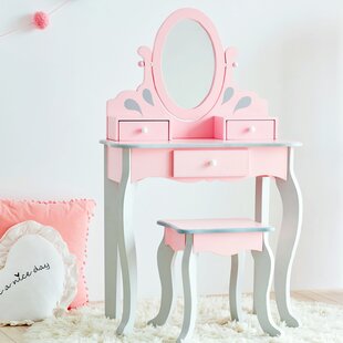pink vanity for girls