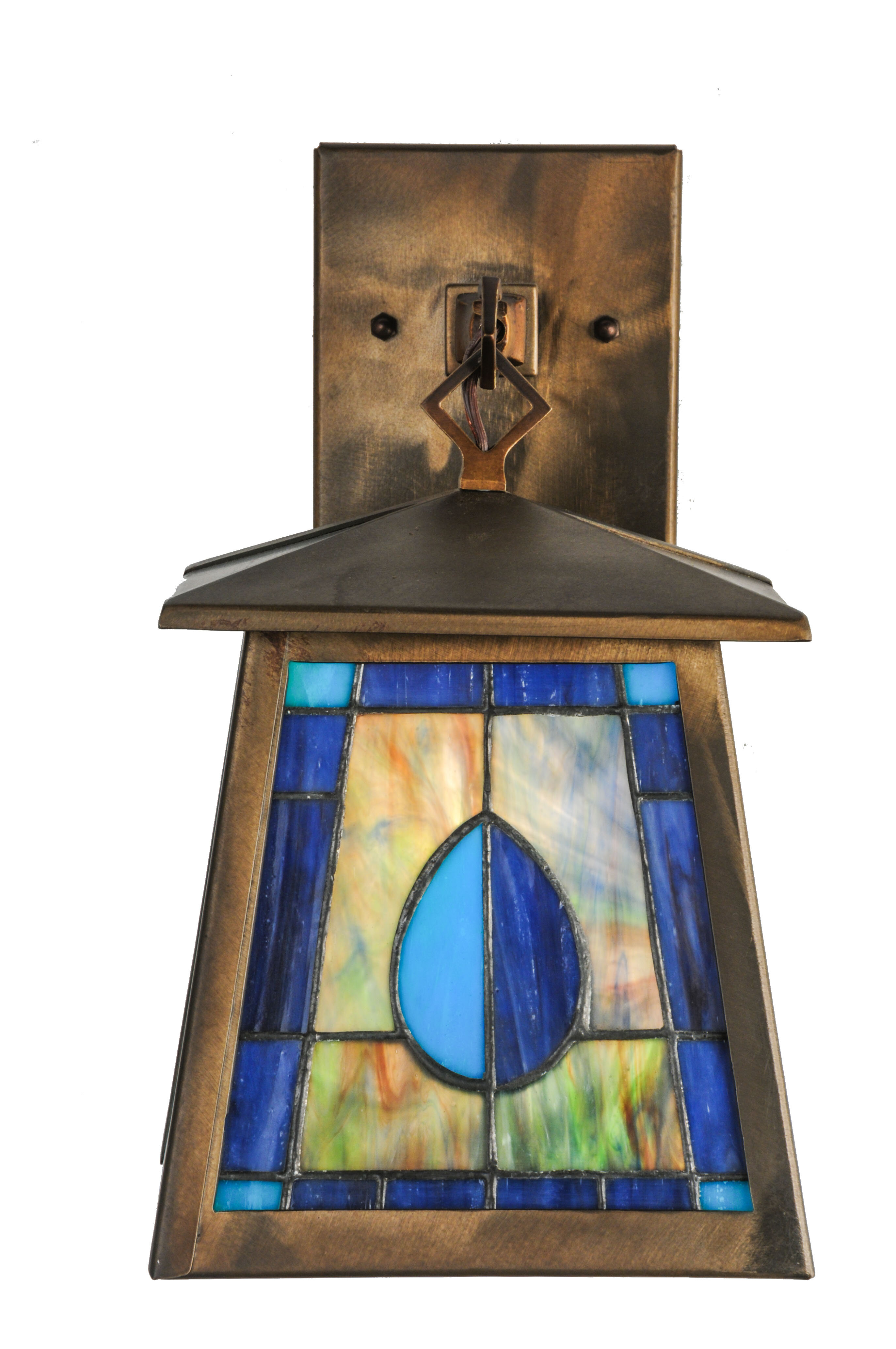 stained glass landscape lights