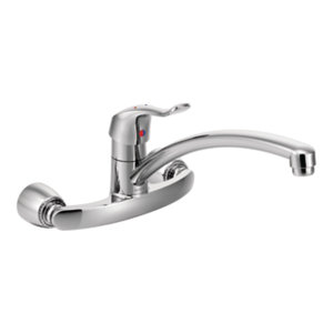 M-Dura Single Handle Wall Mounted Kitchen Faucet with Spout