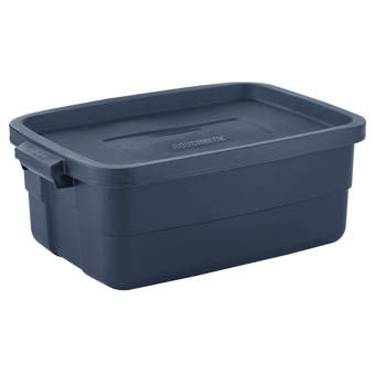 Rubbermaid Roughneck 18 Gal Plastic Storage Tote Reviews Wayfair