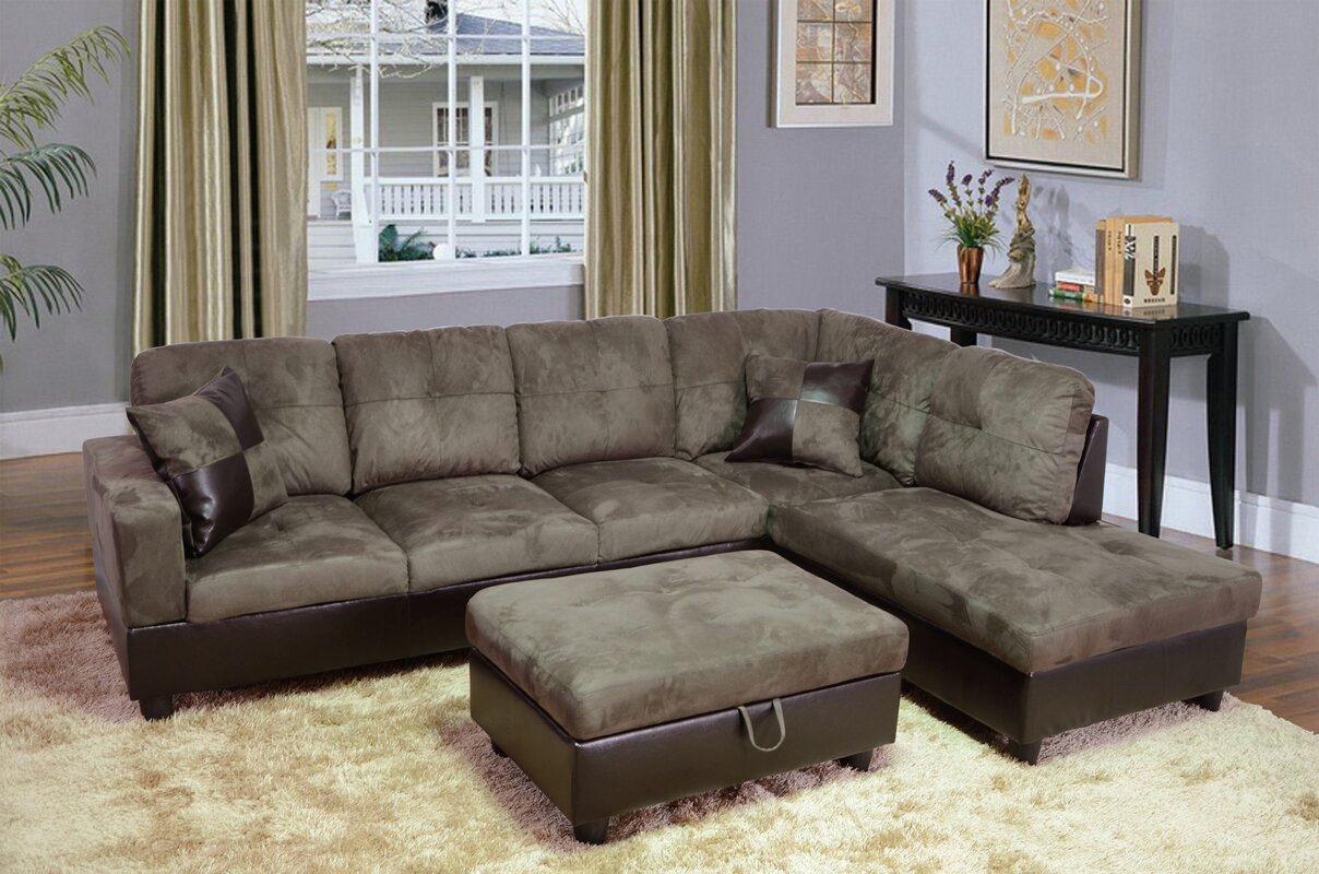 Russ Sectional with Ottoman