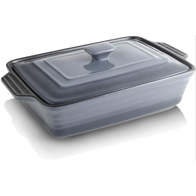 ceramic lasagna pan with lid