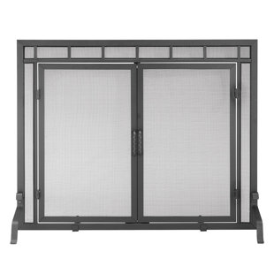 Pilgrim Hearth Lanier Single Panel Iron Fireplace Screen Wayfair
