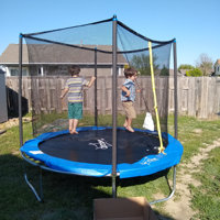 Airzone Play Backyard 8 Round Trampoline With Safety Enclosure Reviews Wayfair