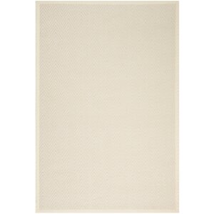 Uleena Hand-Woven Ivory Area Rug