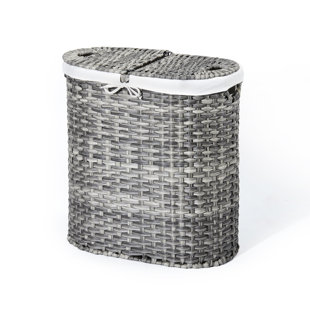 two section hamper