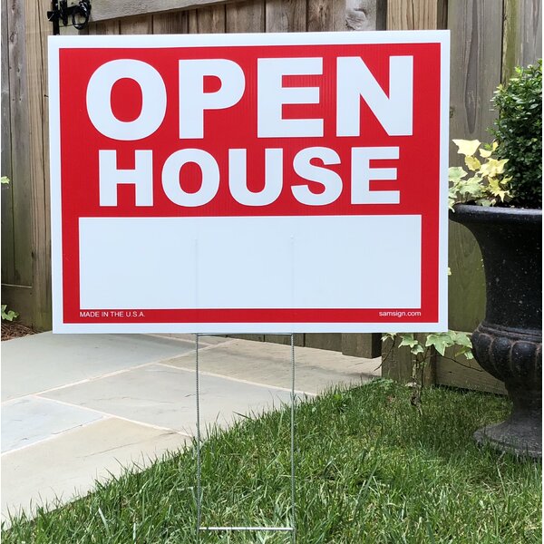 Addresses of Distinction Open House Sign Kit | Wayfair