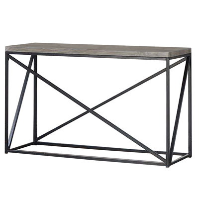 47.25" Solid Wood Console Table Decor+