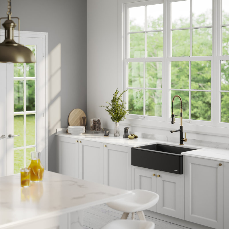 Kraus Forteza 33 L X 21 W Farmhouse Apron Kitchen Sink Reviews Wayfair