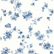 Navy Blue Floral Wallpaper | Wayfair Navy Blue Floral Wallpaper | Wayfair