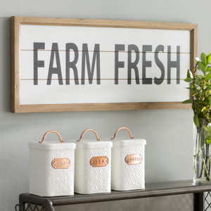 Wooden Farm Fresh Wall Decor
