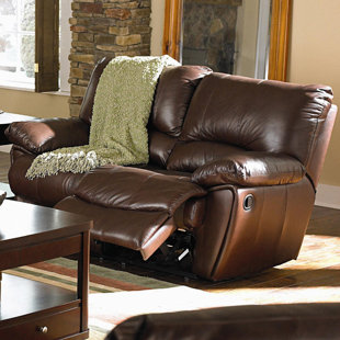 Go to store & view more images Red Barrel Studio Lidio Leather Reclining Loveseat