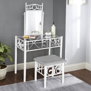 White Vanity Tables You Ll Love In 2020 Wayfair