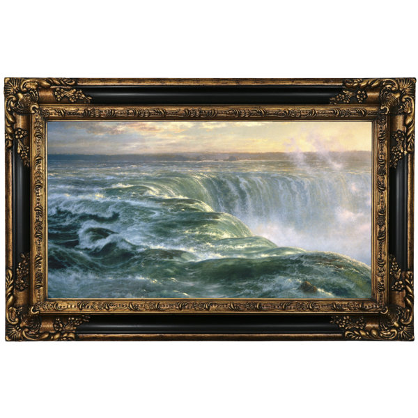 Astoria Grand Niagara Falls 1866 Framed Oil Painting Print On Canvas Wayfair