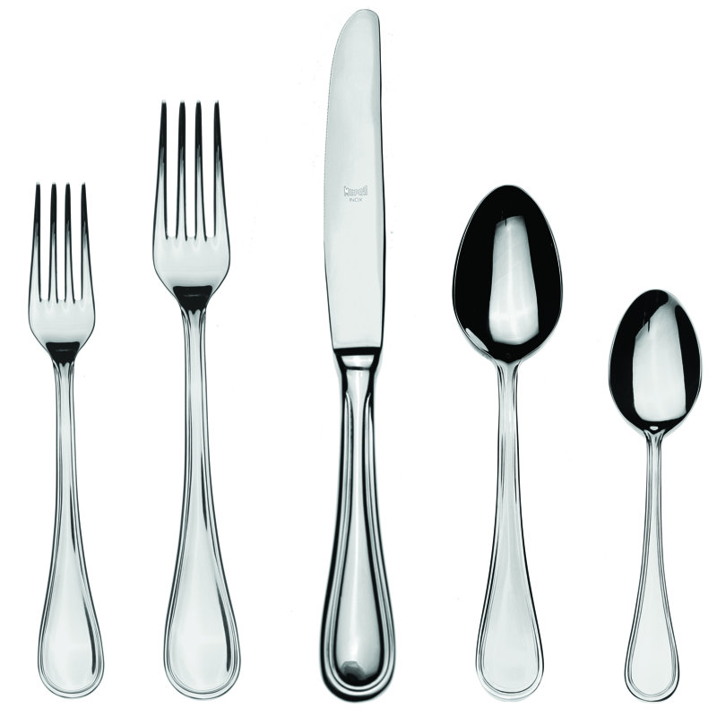 Mepra Boheme 20 Piece 18 10 Stainless Steel Flatware Set Service For 4 Wayfair