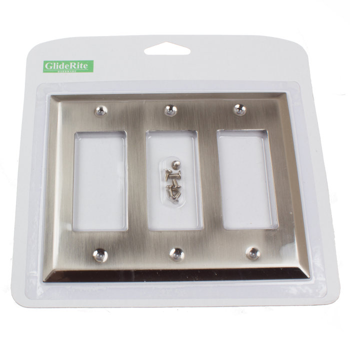 Rocker Light Switch >> Triple Rocker Light Switch Wall Socket Plate Rocker Light Switch >> Triple Rocker Light Switch Wall Socket Plate