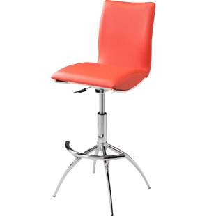 Go to store & view more images Guttenberg Adjustable Height Swivel Bar Stool (Set of 2) by Wade Logan