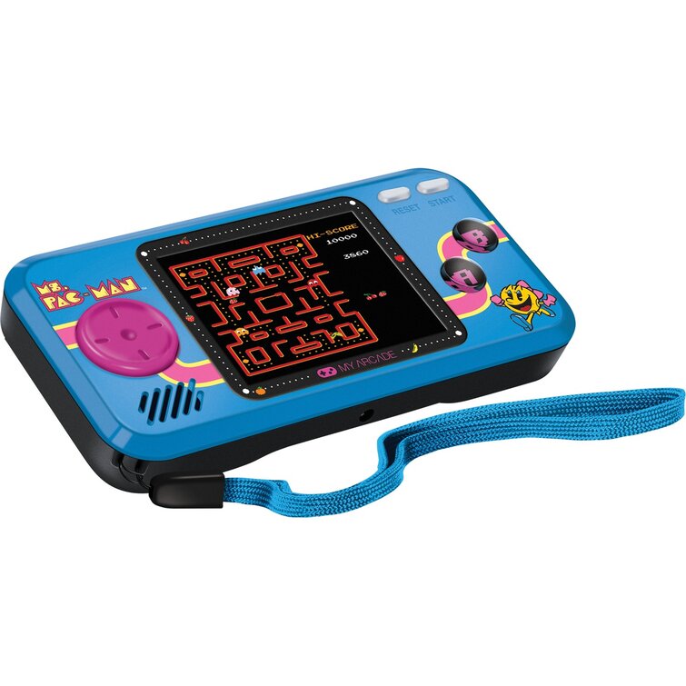 Ms Pac-Man/Mappy Pocket Player Handheld Video Game Console 3 Games MY ARCADE NEW 