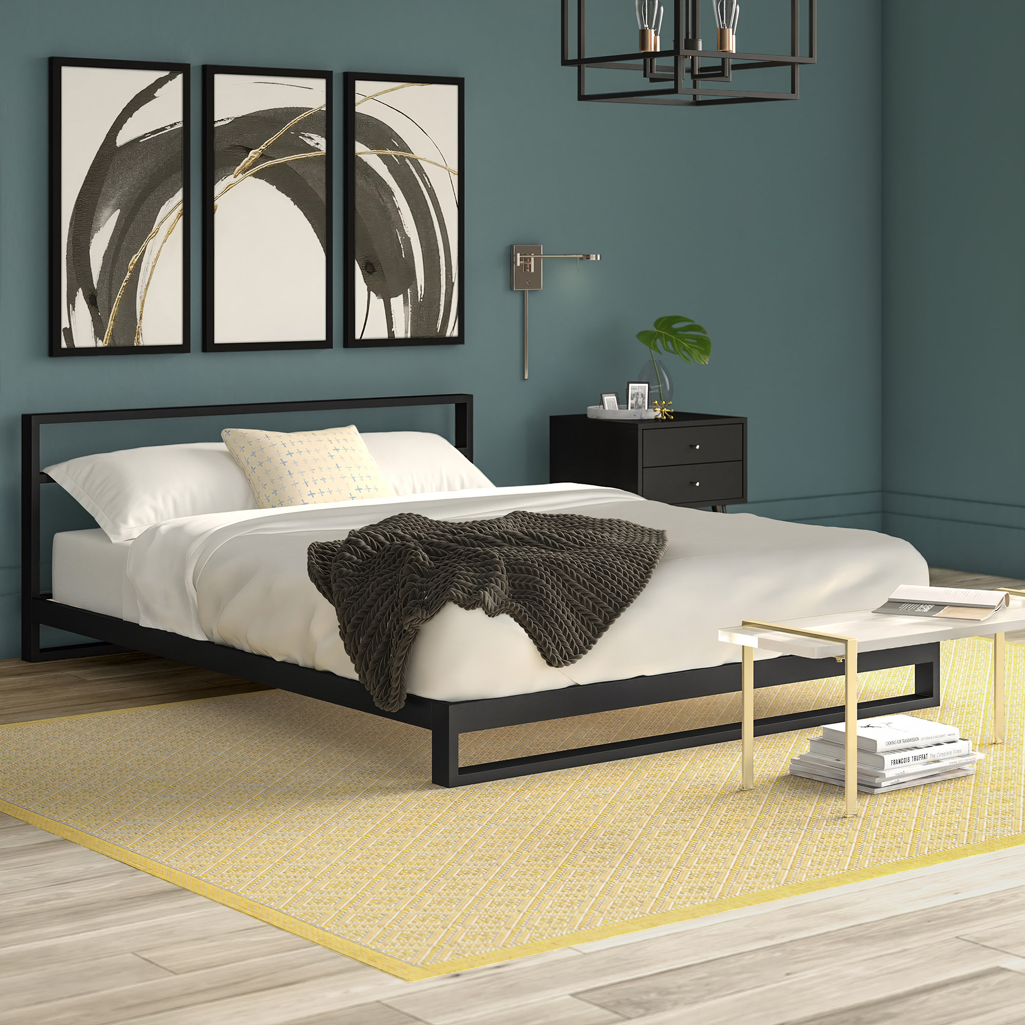 Mercury Row Rhoton Low Profile Platform Bed Reviews Wayfair Mercury Row Rhoton Low Profile Platform