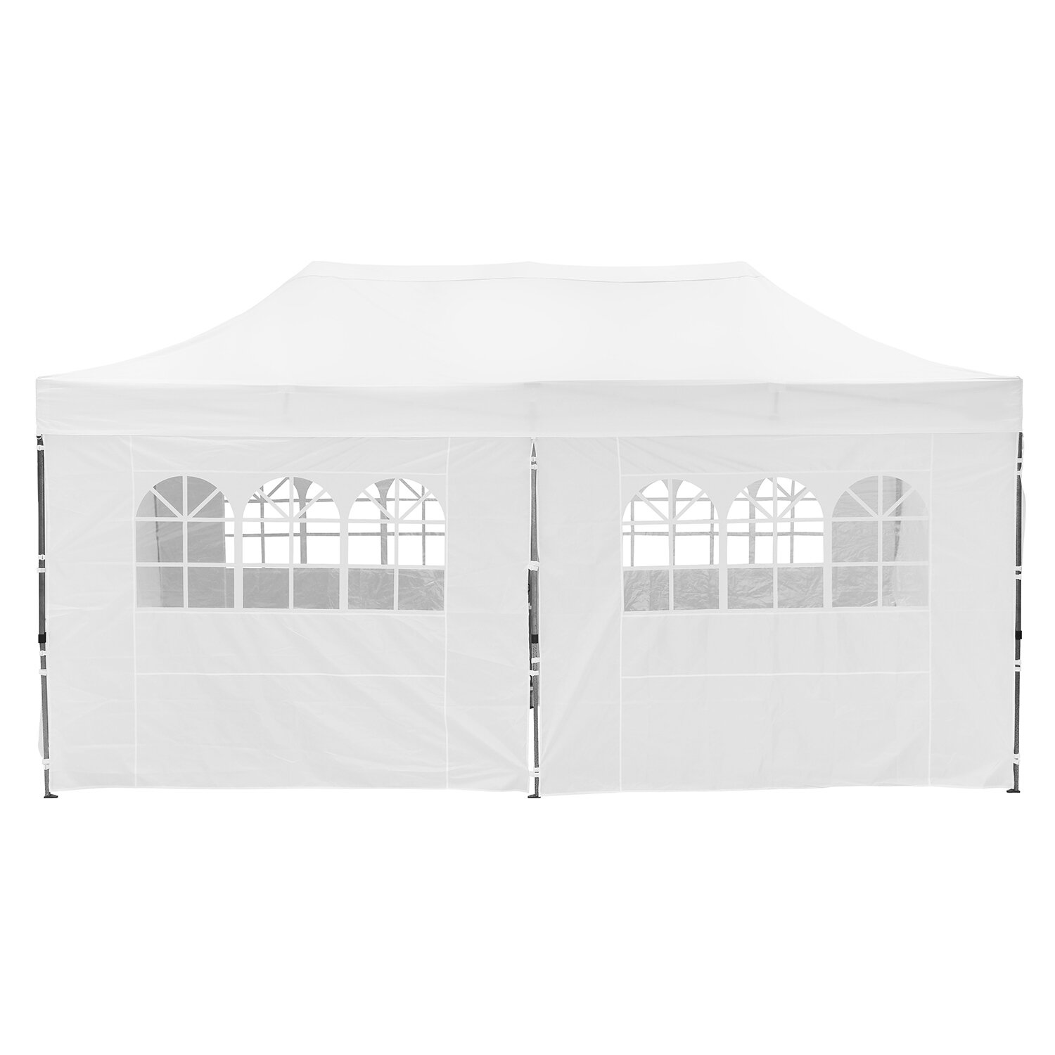 Zenova 20 Ft W X 10 Ft D Steel Pop Up Party Tent Reviews Wayfair